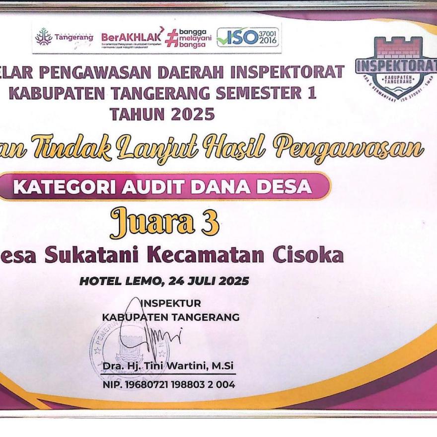 Album : PIAGAM ISFEKTORAT